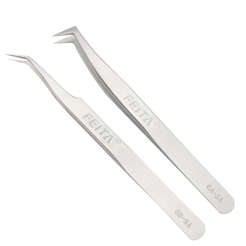 Набор высокоточных пинцетов из нержавеющей стали FEITA антистатический ручной