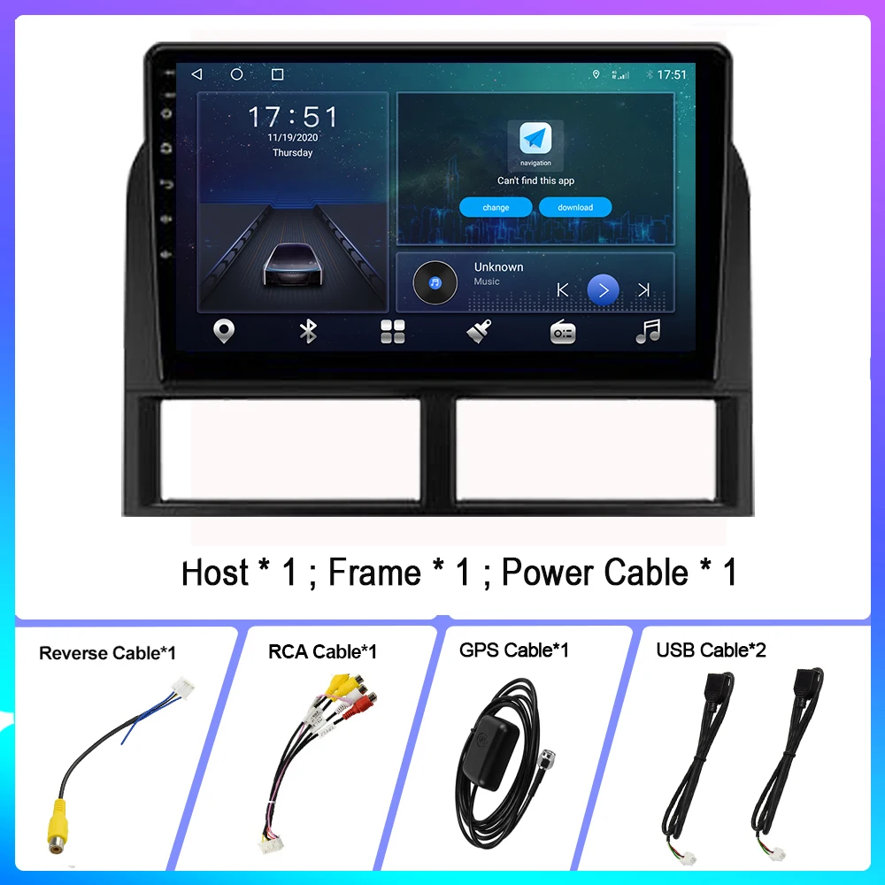 

Car Radio For Jeep Grand Cherokee II WJ 1998-2004 GPS Navigation Android 10 Autoradio Multimedia Player 2 Din 4G BT WIFI No DVD