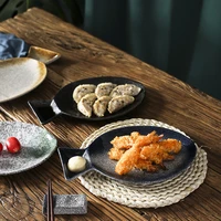 restaurant sushi plate net red characteristic fish shaped plate dumpling plate with vinegar plate creative fried snack plate