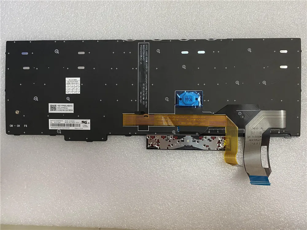 Новый и оригинальный ноутбук Lenovo ThinkPad E580 P52 L580 P72 T590 P53s E590 L590 P53 P73 клавиатура с
