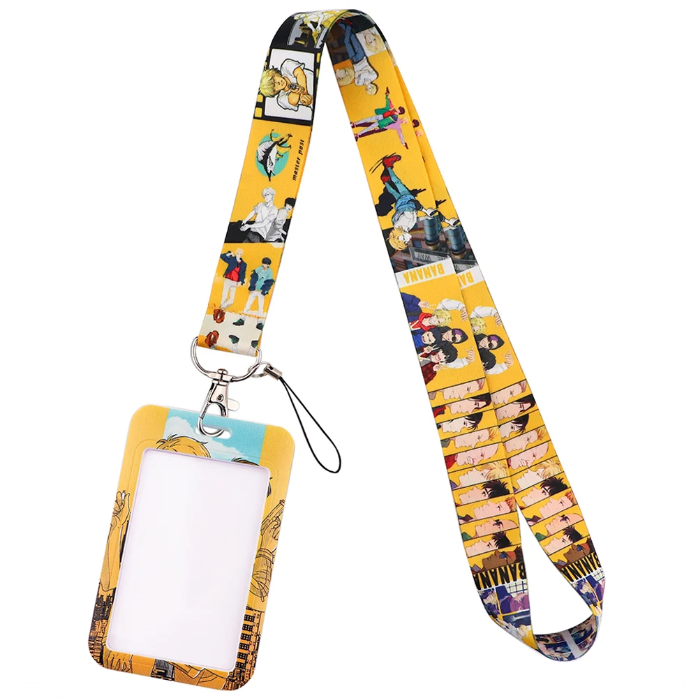 

DZ2486 Anime BANANA FISH Lanyard For Keychain ID Card Cover Pass Mobile Phone USB Badge Holder Key Ring Neck Straps Accessories