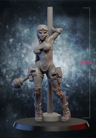 100mm resin model space female soldier sculpture figure unpainted no color rw 432