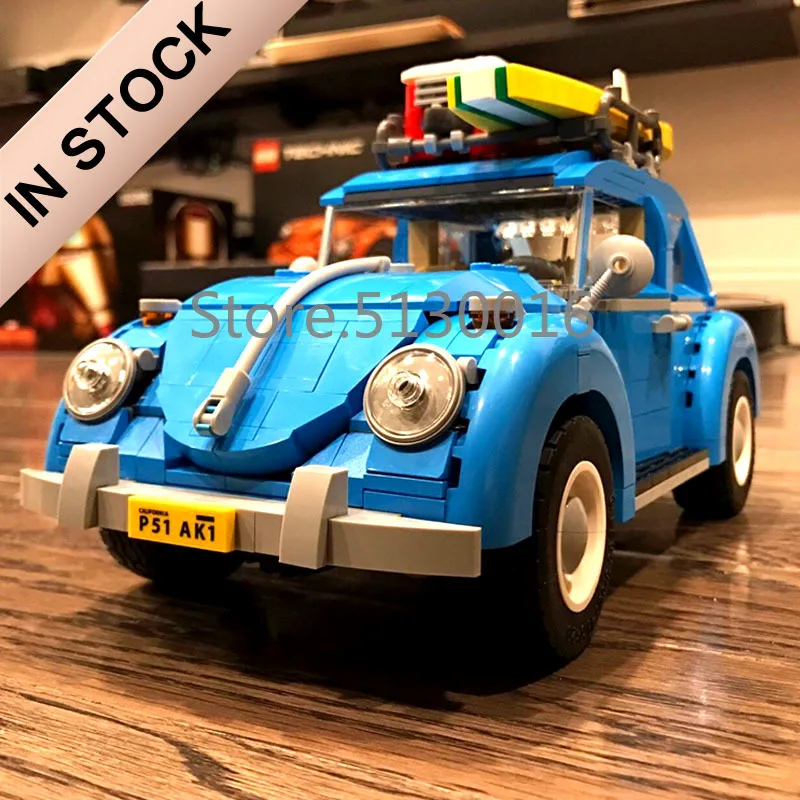 21003 Создатель Camper автомобиля T1 техника Forded Mustanged строительные блоки Aston 21001 21002 21003 21045 21046 21047 10569 - Цвет: 21003