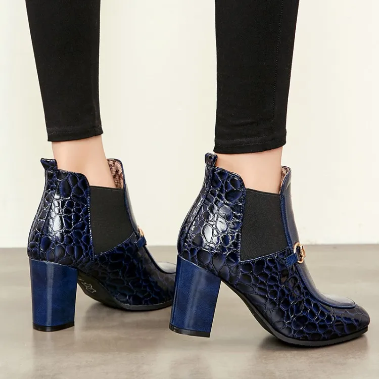 Oversized 12 boots women shoes ankle for ladies woman winter Metal chain elastic joint sleeve | Обувь