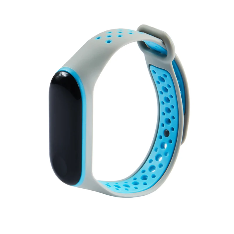 M3/4 1 шт. Сменные Ремешки для наручных часов для Xiaomi 3/4 двойной цвет популярный высококачественный браслет силиконовый ремешок