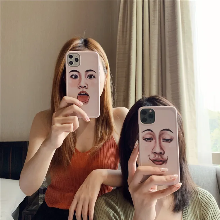 Чехол для iPhone 11 Pro Max X Xsmax XR Xs 7 Puls 8 смешные милые абстрактные персонажи чехлы в