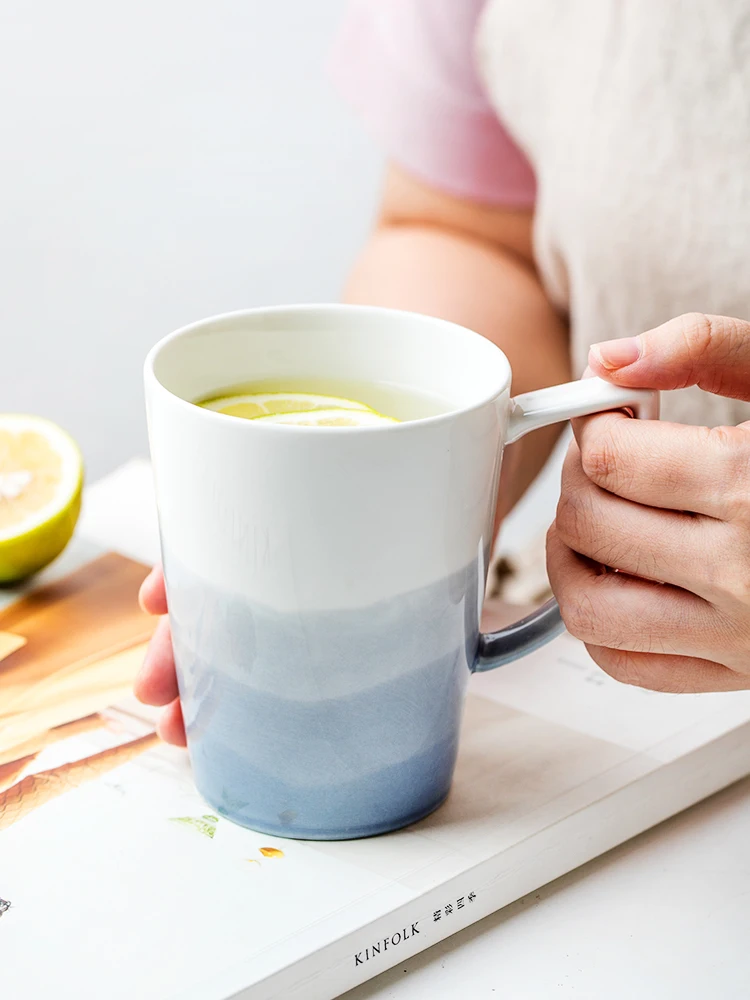 

Креативная керамическая чашка Wuhai, кофейная чашка, кружка простого дизайна, нордическая семейная чашка для влюбленных, кружка для кофе, круж...