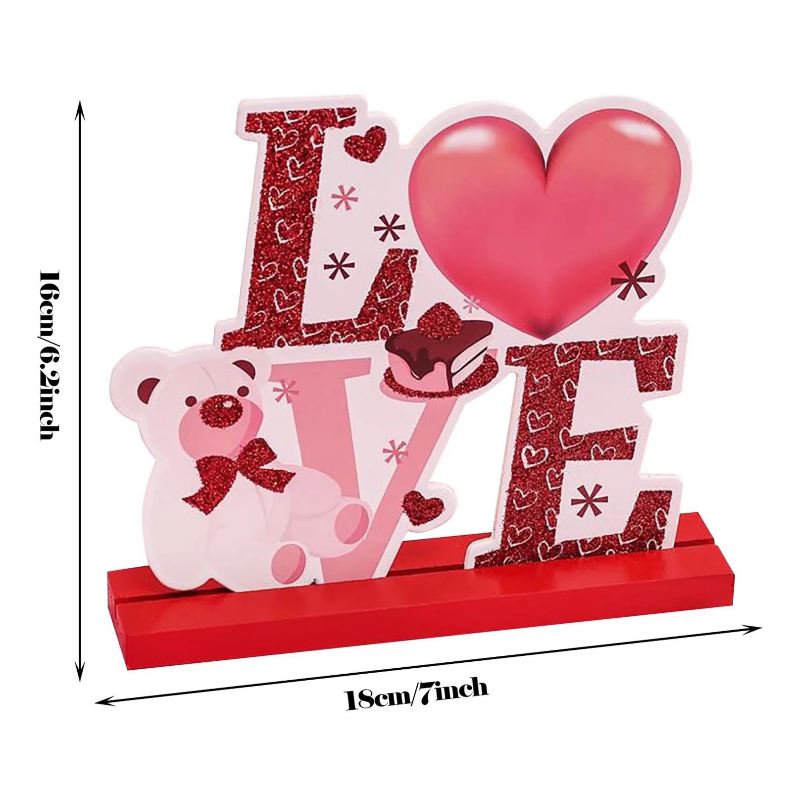 Украшения для Дня Святого Валентина настольное украшение спальни гостиной