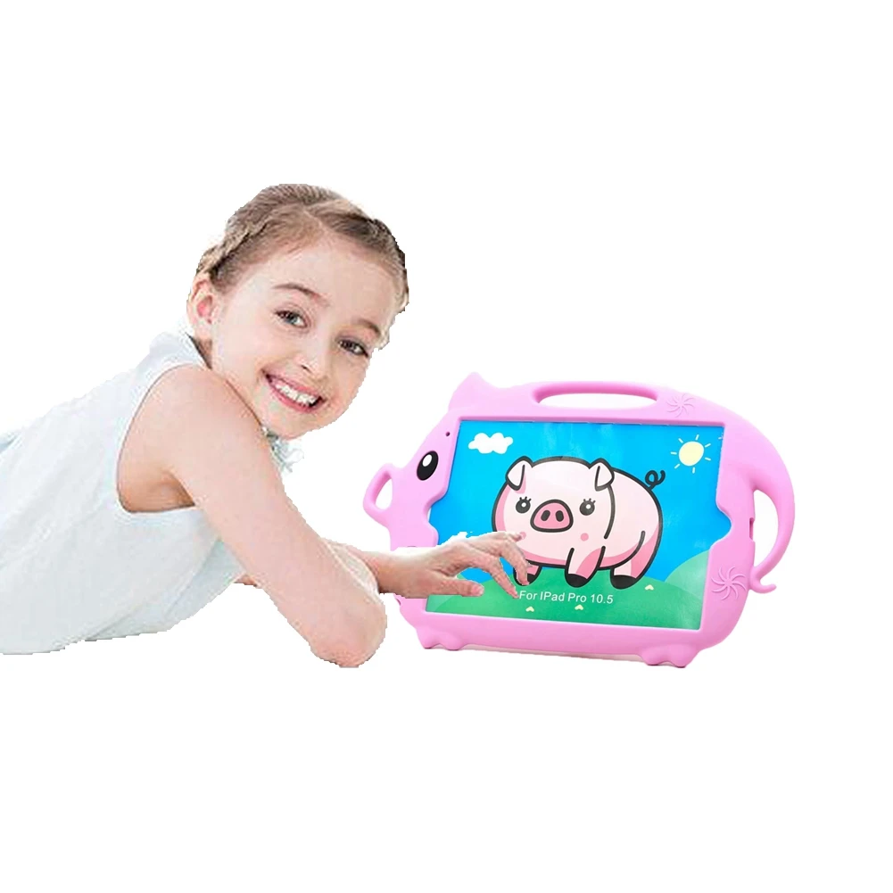 Чехол для iPad 10,2, детский противоударный чехол для планшета, медицинский силиконовый чехол с рисунком поросенка для Apple iPad 7 7, 10,2 дюймов, чехол