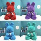 Пенопластовый кролик сделай сам, модель розы, модель, подарок на день рождения, игрушка, День Святого Валентина, помолвка, свадьба, декоративные принадлежности, 21 см