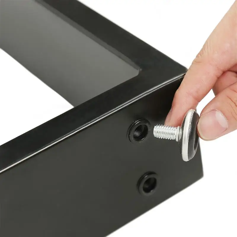 

60*72cm Table Leg Bracket Industry Style Stainless Steel Black Spray Paint Desk Table Bench In-outdoor Furniture Accessories 2pc