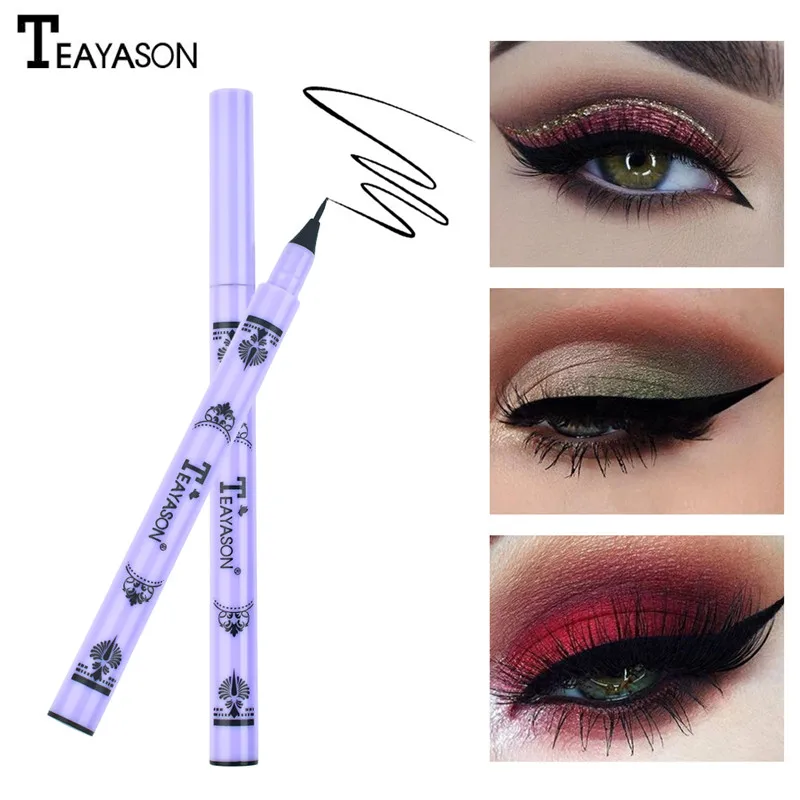 Брендовая профессиональная водостойкая жидкая подводка для глаз карандаш