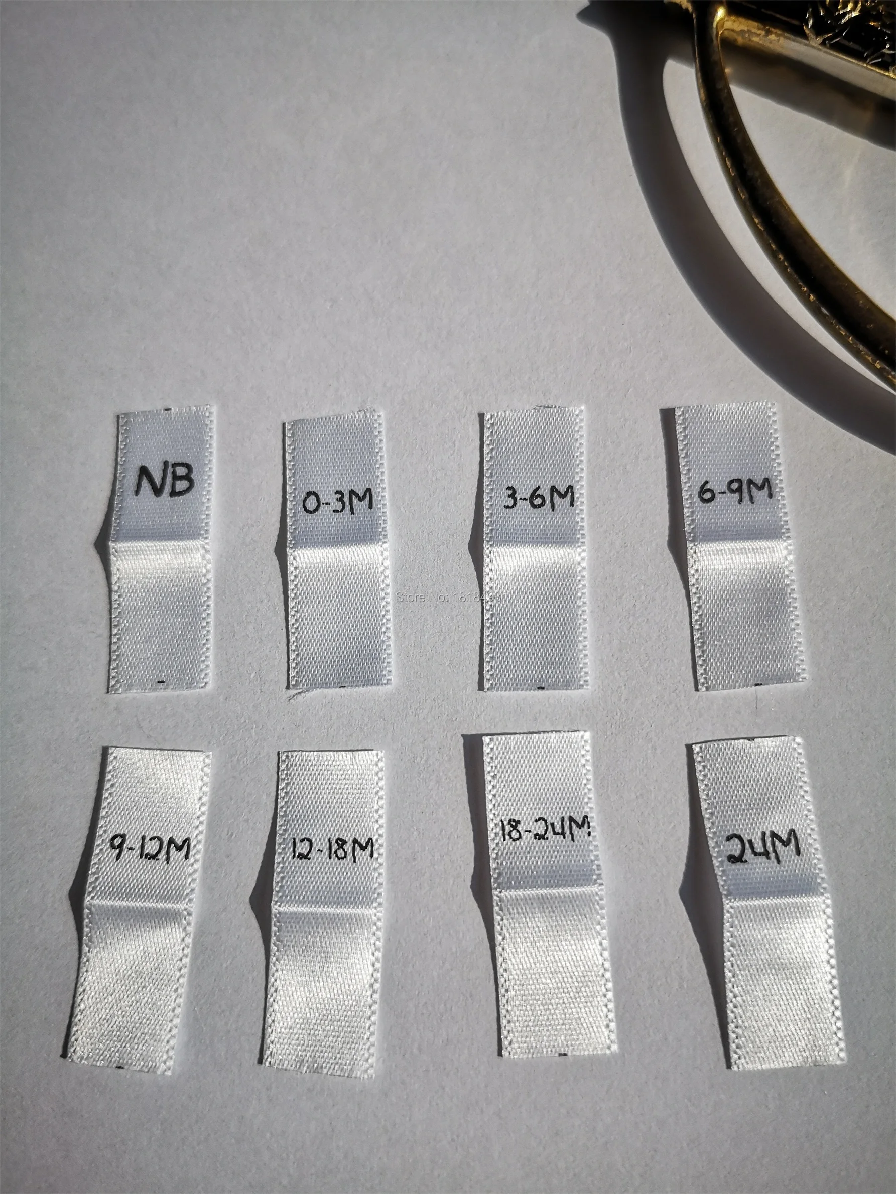 100 шт./партия этикетки для детской одежды на 0-3 м 3-6 6-9 9-12 | Дом и сад