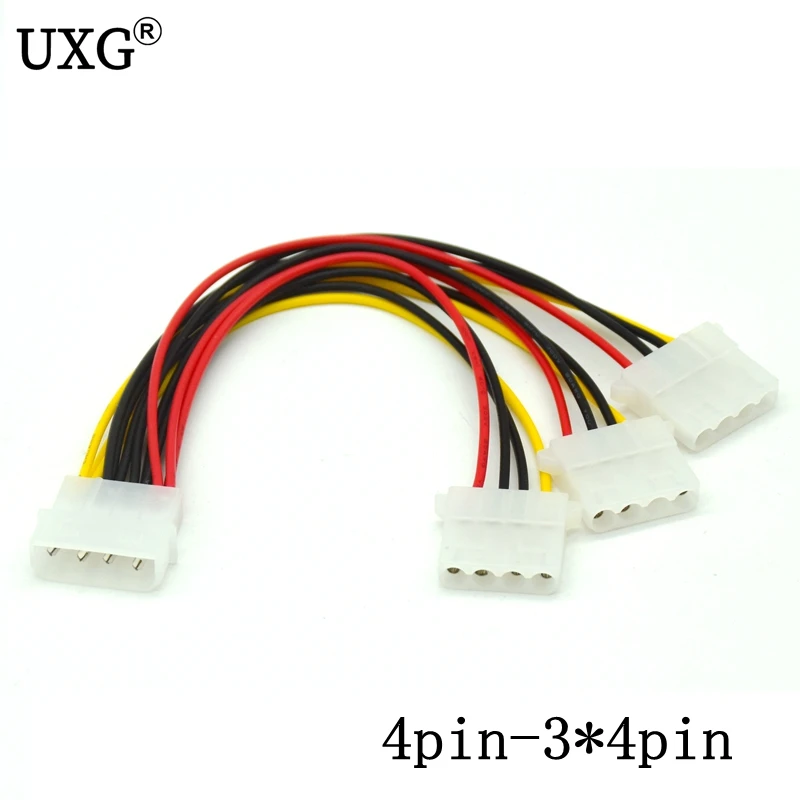 Высококачественные 4-контактные силовые кабели IDE HY1578 4-контактный Molex штекер на