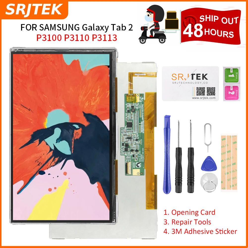 Высокое качество! Для Samsung Galaxy Tab 2 7.0 P3100 P3110 P3113 жк дисплей экран модуль панель +
