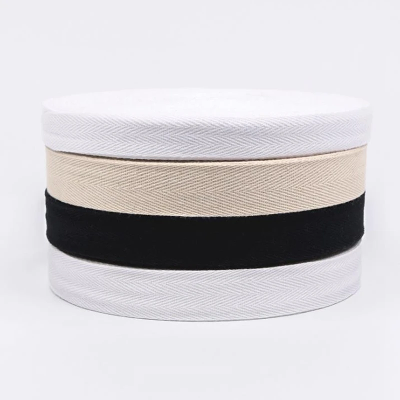 Лента с рисунком из 100% хлопка лента в елочку нейтральные белые бежевые черные