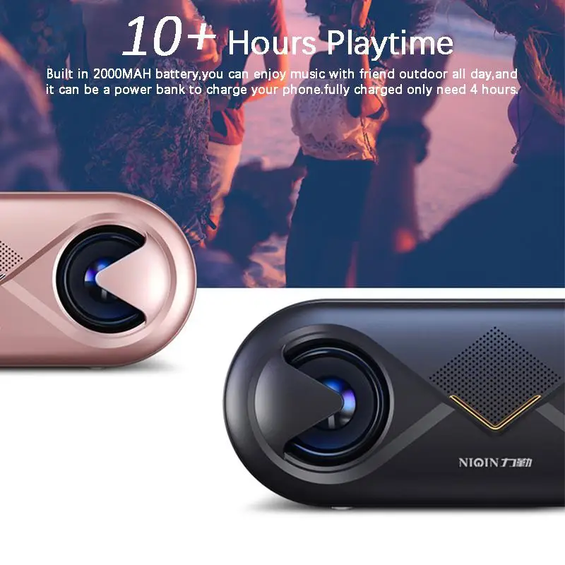 Hobbylan 6D стерео звук портативный Bluetooth 5,0 динамик 10 Вт беспроводной громкий динамик открытый динамик Поддержка TF карты/AUX d25