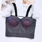 Сексуальная майка, черный укороченный топ с лямкой через шею, женские летние топы, майка с открытой спиной, Модный повседневный Корсет-труба, Женский винтажный жилет