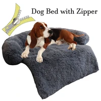 large dog bed sofas beds plush dogs kennel cat mat pet nest cushion winter warm sleeping house dog supplies furniture protector