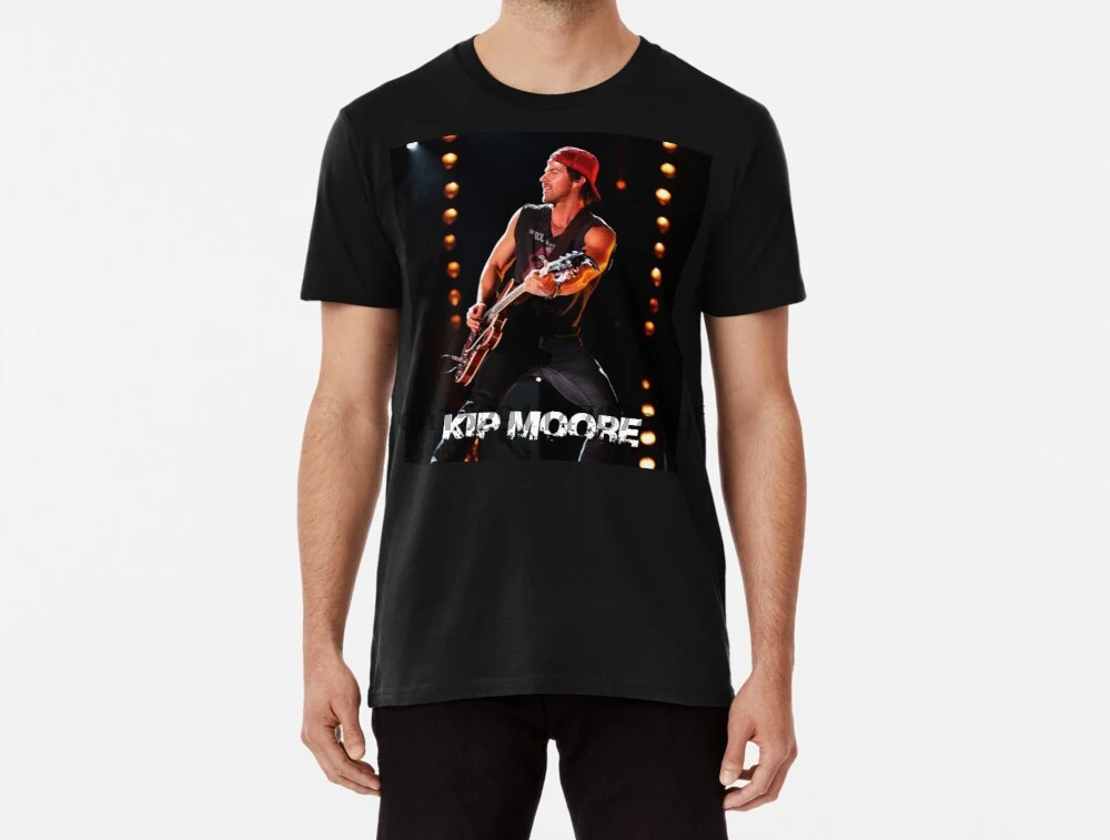 Для мужчин Funy футболка КИП Мур в прямом эфире концертный тур 2019 2020 张肯堂 tshirs