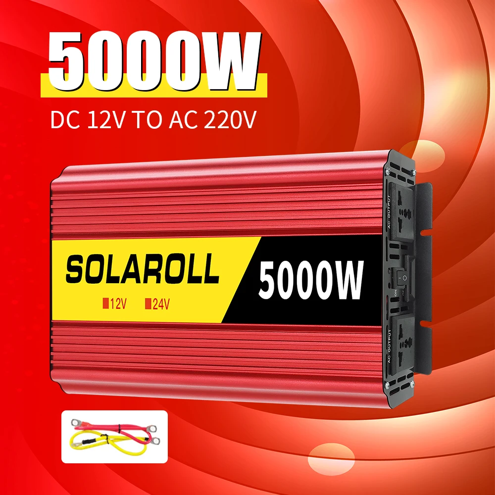 Инвертор 12V 220V5000W постоянного тока при напряжении от 24 до 220 В переменного