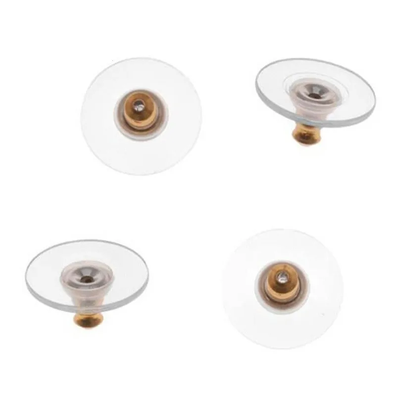 20 шт./компл. DIY аксессуары кремния серьги гвоздики в форме задние стопоры столб