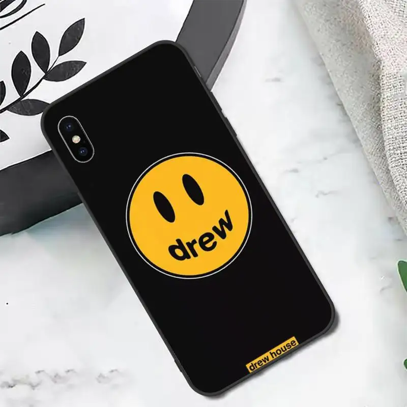 

drew house Justin Bieber Phone Case for iPhone 11 12 pro XS MAX 8 7 6 6S Plus X 5S SE 2020 XR