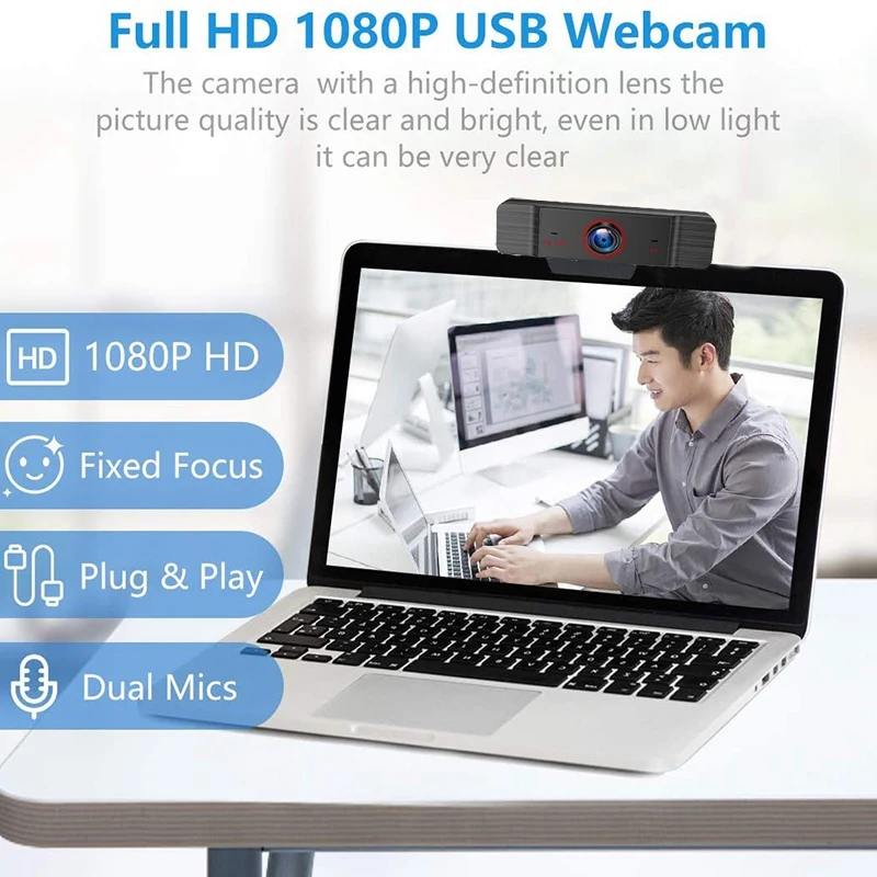 

K2 Webcam 1080P Full HD 2 Mega Web Camera With Microphone Cmos USB Webcam For Computer Desktop Laptop