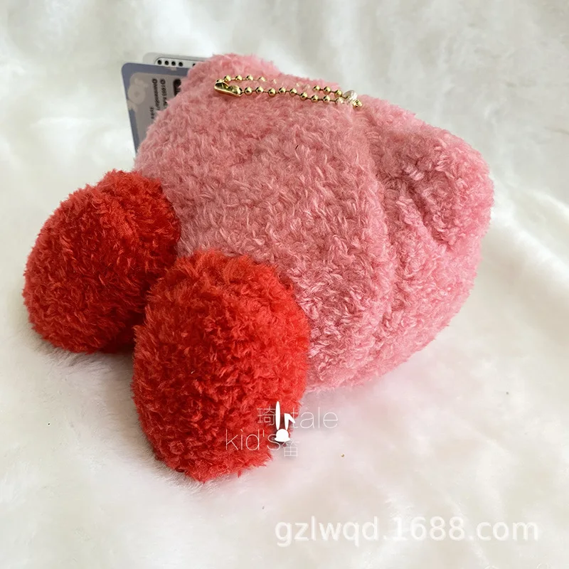 

Takara Tomy Kawaii Curly Star Kirby Anime Soft Stuffed Plush Doll Toy Pendant Keychain Girls Holiday Gift