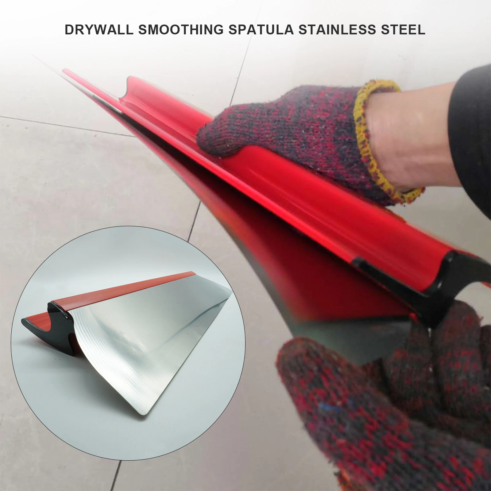 Finishing Knife Smoothing Blade For Drywall Finishing  Smoothing Tool - Ideal Wall Tool And Paint Smoothing Blade 15.7â€œ