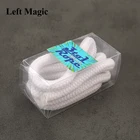 Волшебные трюки от 3 до 1, 3 веревки до 1 волшебника магии, крупным планом, уличные иллюзии, трюк, реквизит, забавная длинная короткая веревка