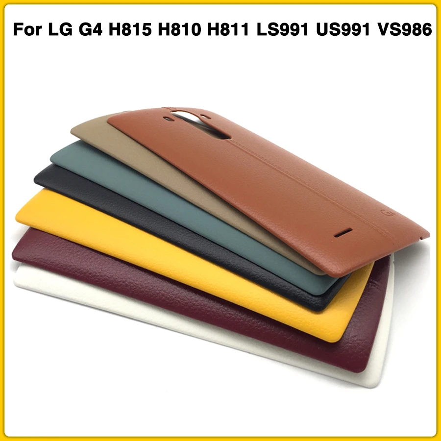 Для LG G4 H815 H810 H811 LS991 US991 VS986 Задняя крышка батареи задняя Корпус чехол|Корпусы и