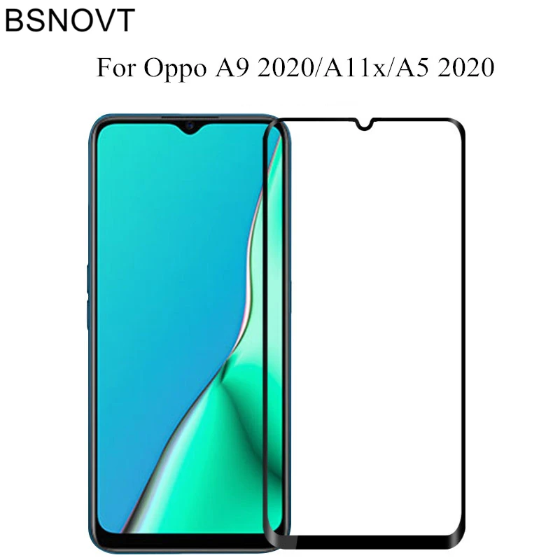 2 шт. стекло для OPPO A9 2020 A5 A11x защита экрана закаленное пленка BSNOVT|Защитные стёкла и