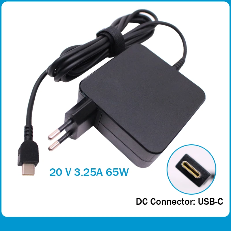 65 Вт портативный адаптер для зарядки Lenovo ADLX65CCGU2A 5A10K78761 ADLX65CLGC2A GX20L29355 зарядное