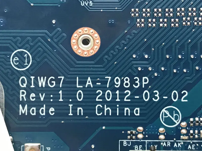 

KEFU LA-7983P For Lenovo Ideapad G780 For Lenovo QIWG7 LA-7983P HM76 PGA989 DDR3 8 video chips Motherboard Test 100% original