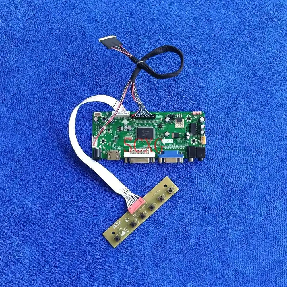 

DIY Kit 40-Pin LVDS LCD matrix drive controller board For HV121WX5/HX121WX1 VGA DVI HDMI-compatible M.NT68676 WLED 60Hz 1280*800