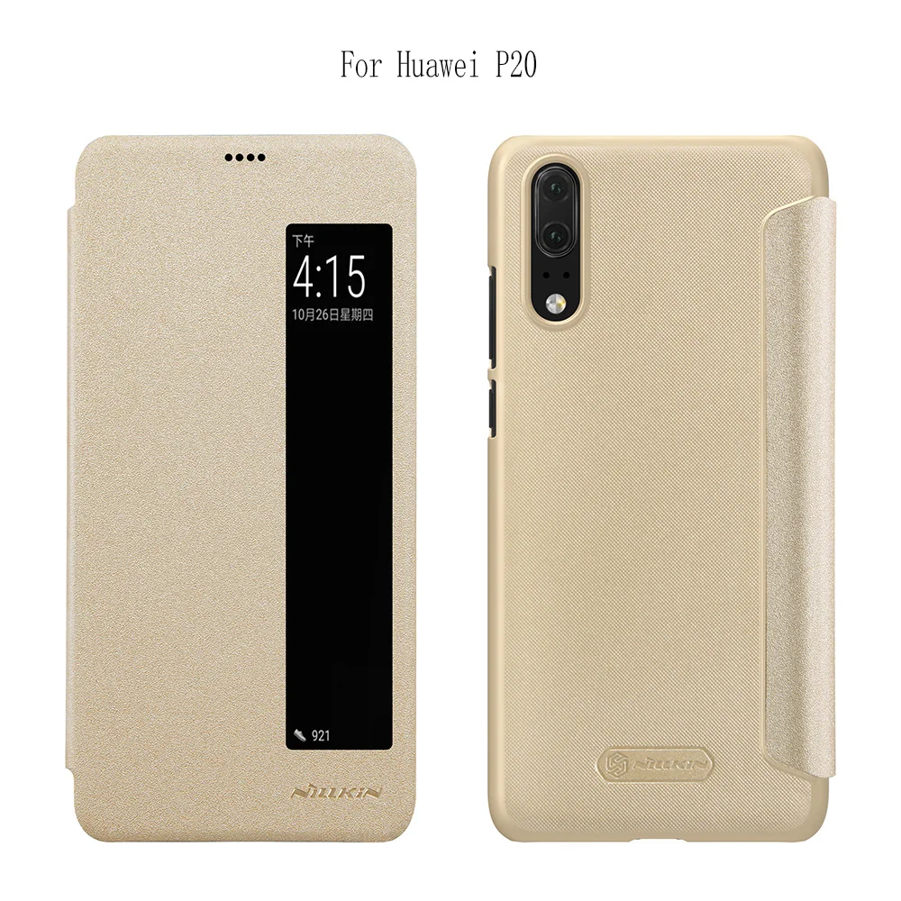 Для huawei P20 P20 Lite P30 Pro p30 Lite P30 чехол NILLKIN Sparkle Series пластиковый PU роскошный Флип кожаный чехол