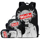 Симпатичные Школьные рюкзаки Sugoi Senpai Waifu с аниме-наклейками для девочек-подростков, детские школьные сумки, Детская сумка для начальной школы, рюкзаки