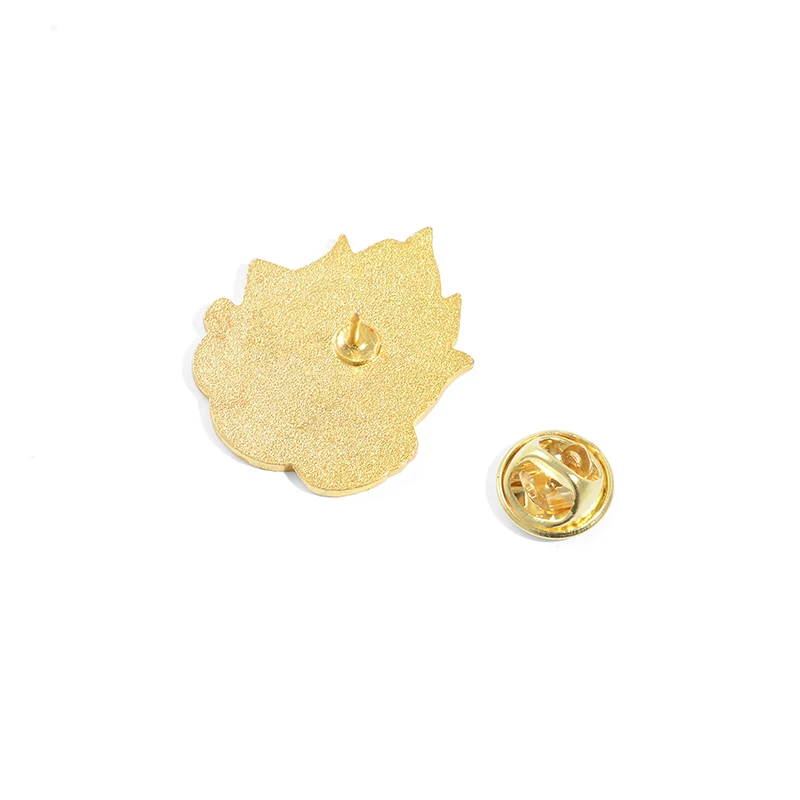 Японский и Южно корейский аниме милый мультфильм пламя дерево эмаль pin животное