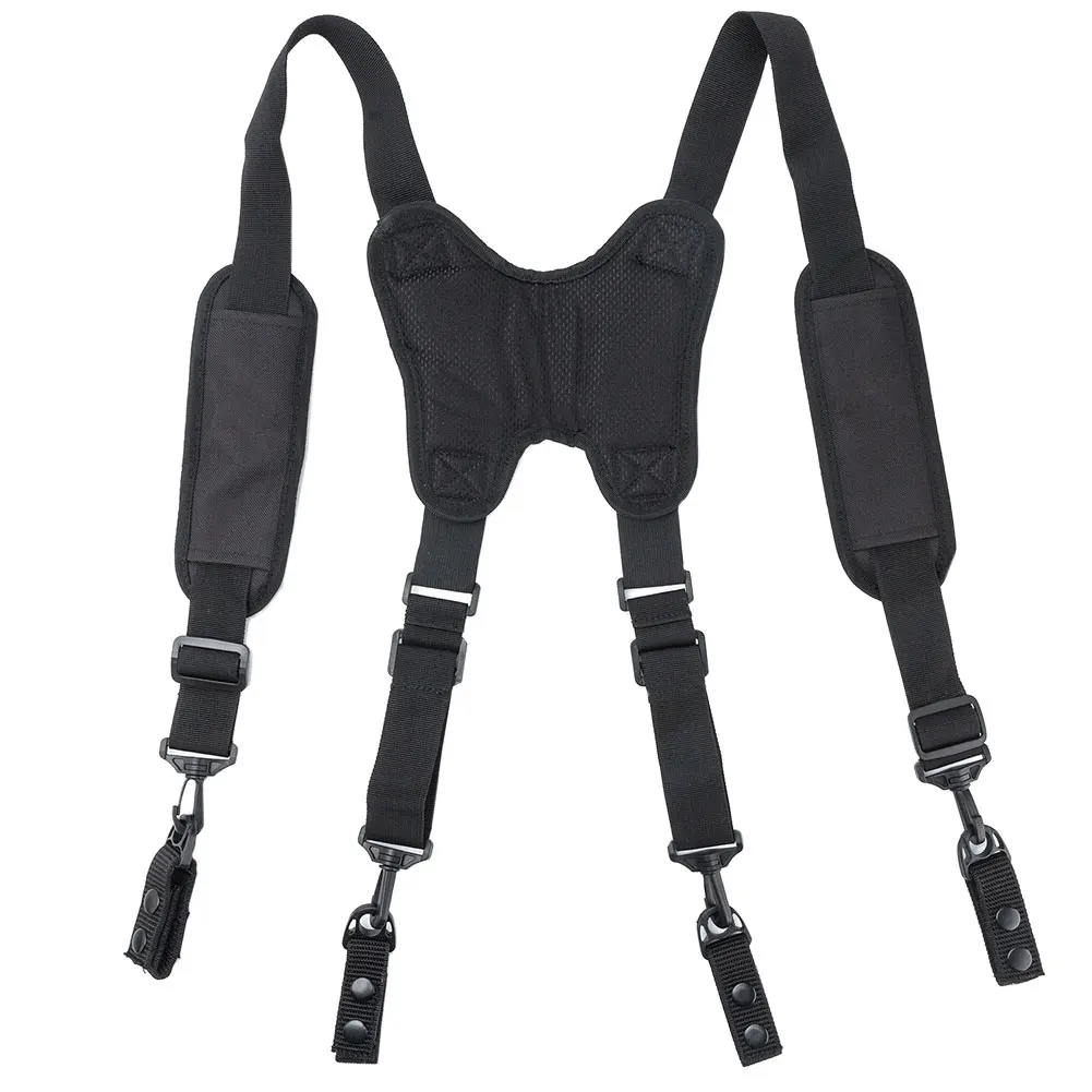 

H-Type Design Suspenders Heavy Duty Work Tool Belt Suspenders Men With 4 Support Loops For Reducing Waist Weight Tool Pouch
