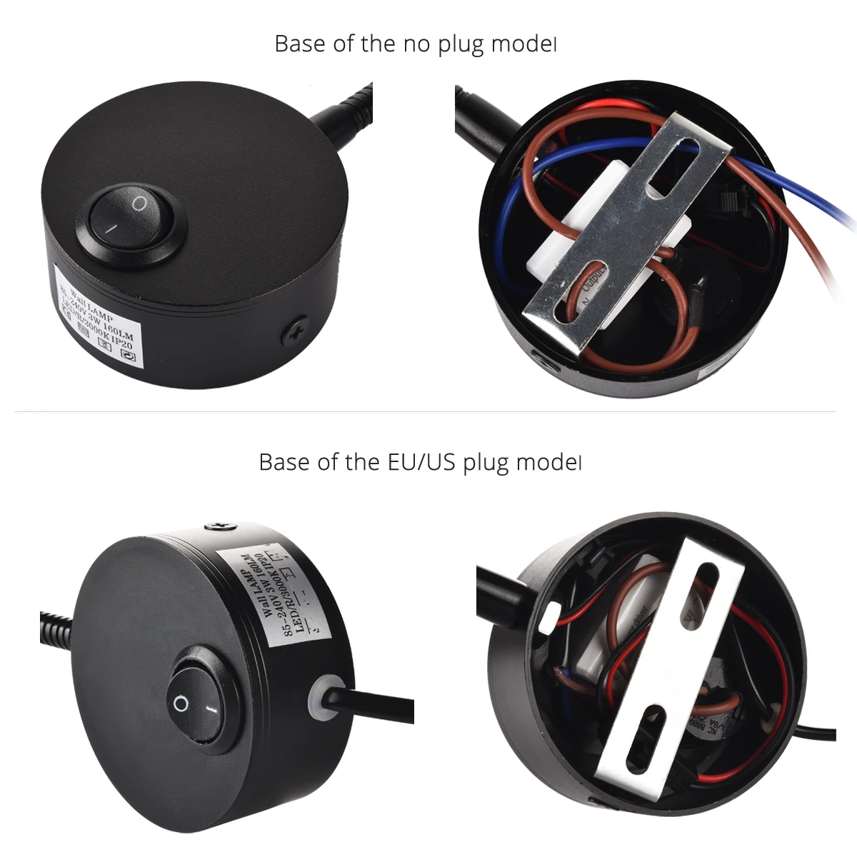2 шт. светодиодные светильники для чтения 3 Вт | Лампы и освещение