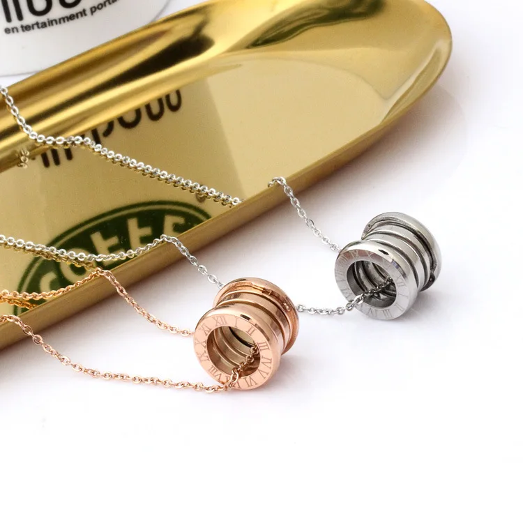 Модное классическое ожерелье из австрийской черно белой керамической титановой