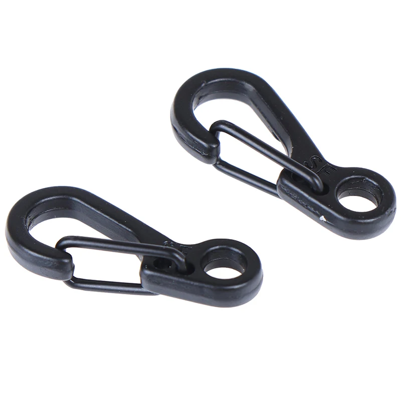 10Pcs/set Spring Hooks Mini Backpack Clasps Climbing Carabiners Equipment Survival Snap Hook Keychainl Buckle | Спорт и развлечения