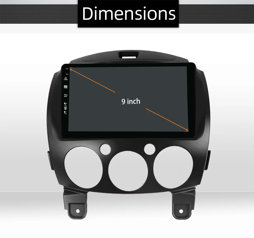 Автомобильный мультимедийный DVD-плеер Bosion Android 10 для Mazda 2 2007-2012 GPS-навигация IPS DSP 4
