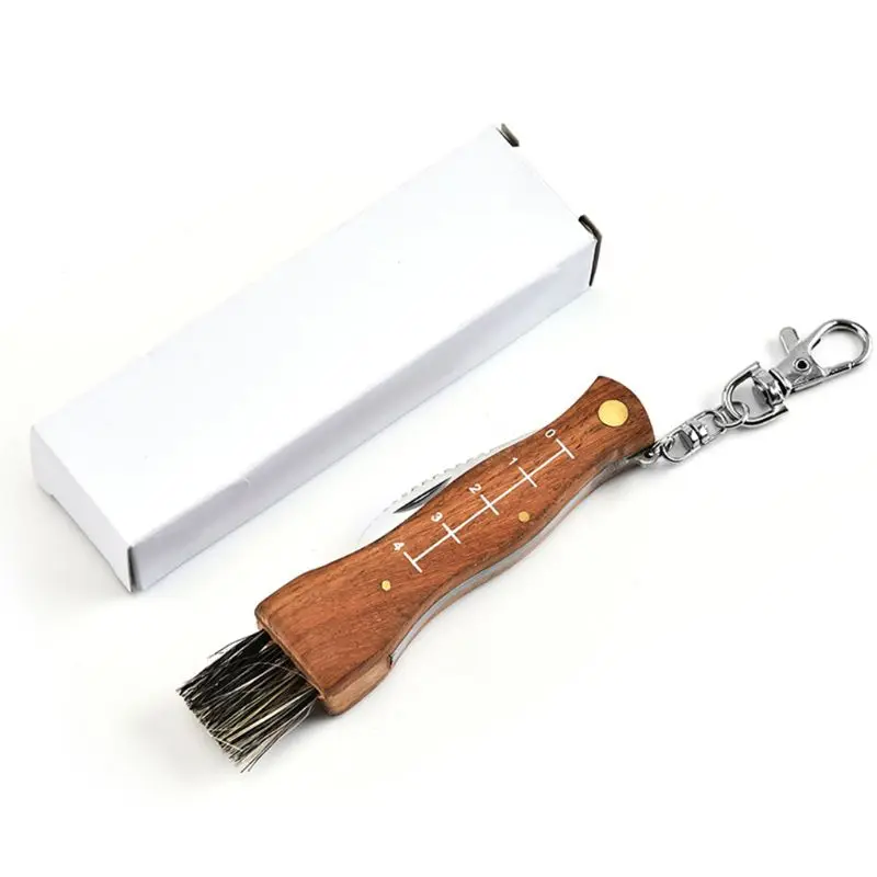 Mini Camping Mushroom Knife Rosewood Handle Outdoor Hunting Survival Multifunction Folding Self-defense Hand Tools | Спорт и
