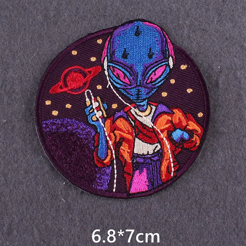 Нашивки сделай сам с изображением гор вышитые нашивки инопланетянина для одежды