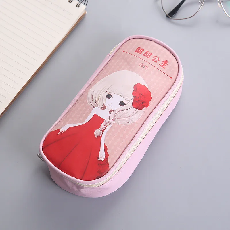 Helpro Kawaii Фламинго пенал для девочек школьные принадлежности Канцтовары большой