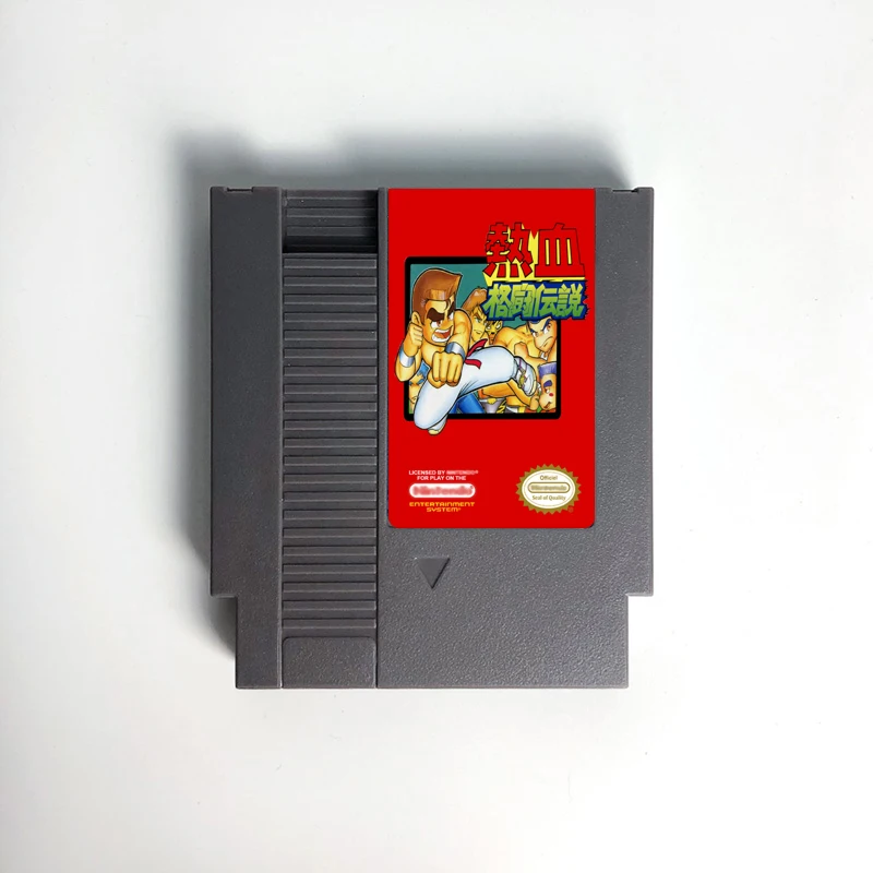 

Nekketsu Kakutou Densetsu Game Cartridge For NES Console 72 Pins