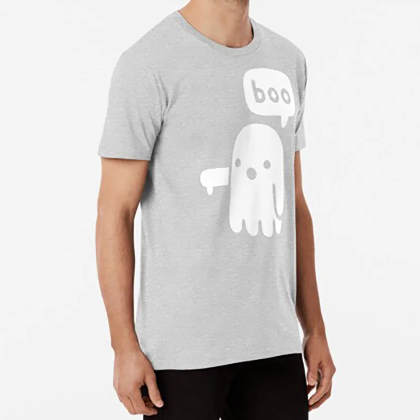 Привидение неодобрения футболка призрак призраки boo boos плохие пальцы вниз