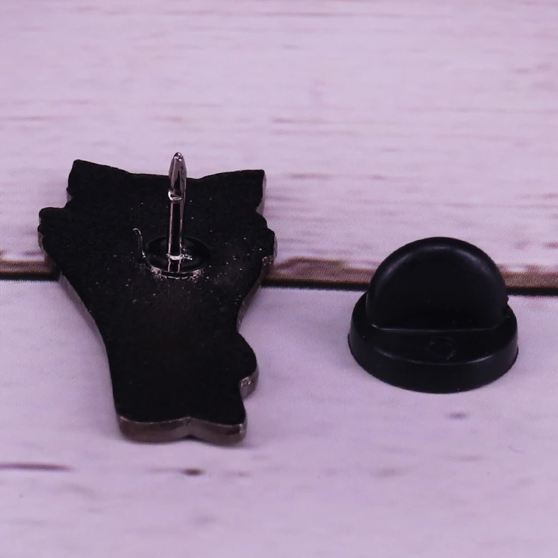 Мягкая эмалированная брошь в виде кота тако булавка кошки Веганской | Украшения и